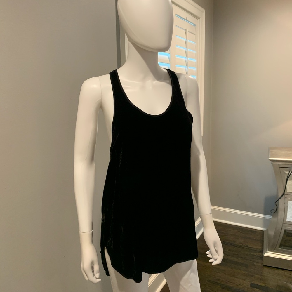 Theory Velvet Racer Back Tank